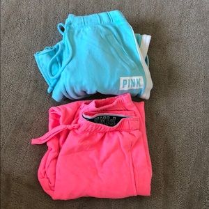 2 PINK sweatpants bundle!! REMOVING AUG 8